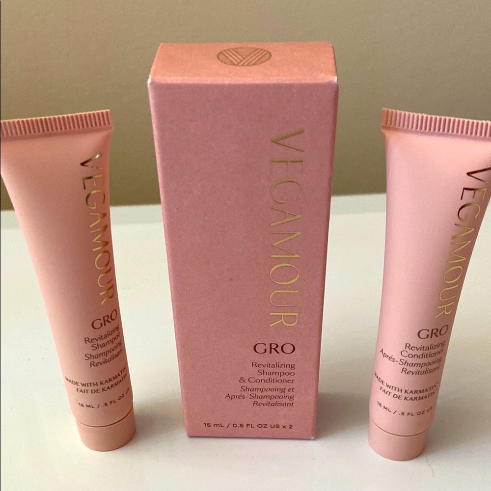 🆕Vegamour GRO Revitalizing Shampoo & Conditioner Set 15ml x 2